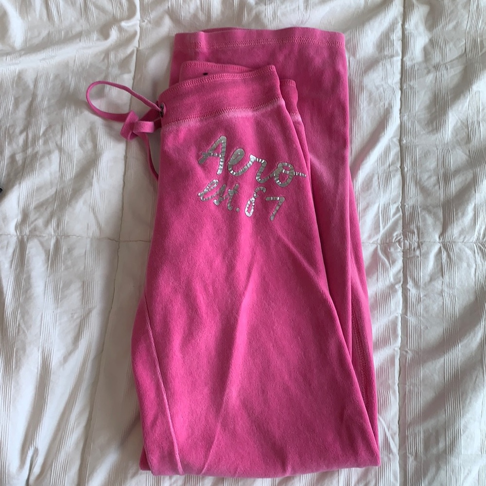 Soft velvet sweatpants